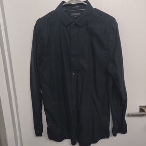 Black button up shirt